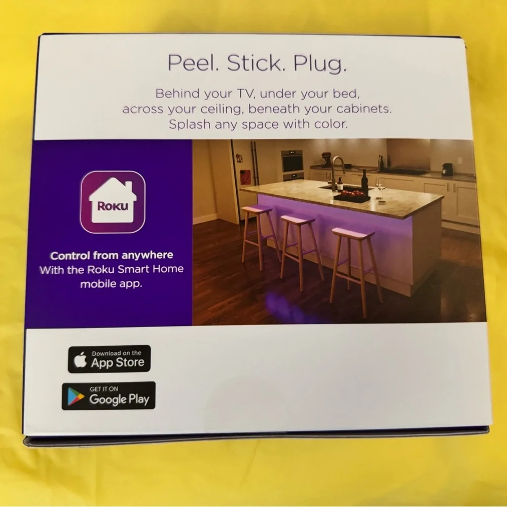 Roku Smart Light Strip SE - Purple and Gold